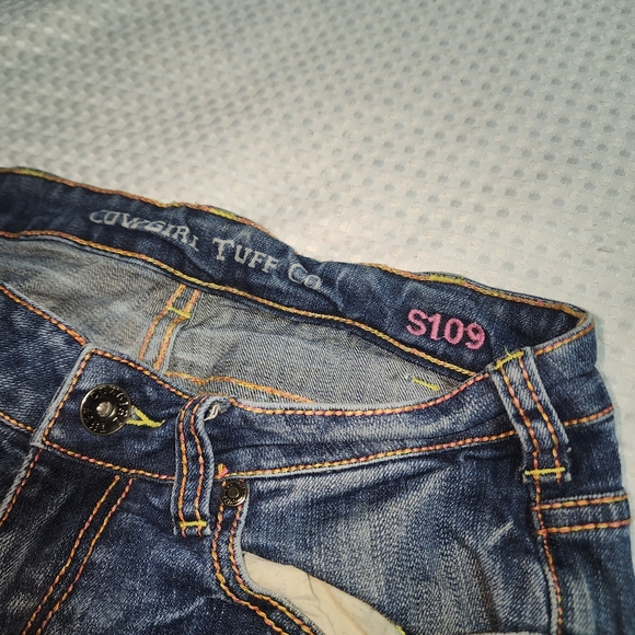 COWGIRL TUFF EUC WOMENS SZ 27 X 33 S109 DENIM BLUE JEANS PANTS - Picture 5 of 10